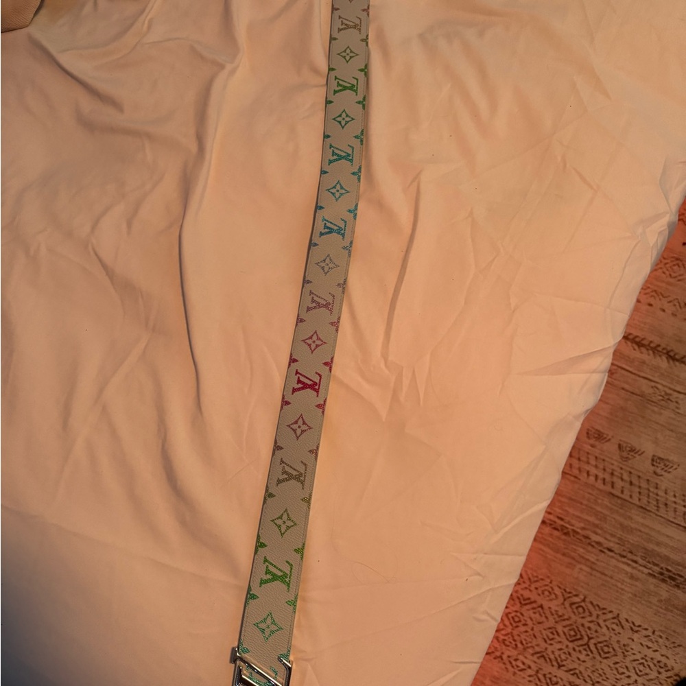 louis vuitton monogram iridescent belt